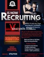 Jobs on offer for adult entertainers.