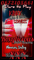 Unleash your Kinky Desires with Roxy Rox - HOT FETISH PHONE SEX & XXX SEX CHAT